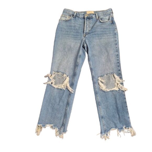 We The Free Free People Distressed Jeans Size 28 - Picture 1 of 11